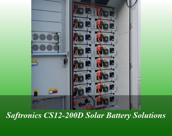 Saftronics CS12-200D Solar Battery Solutions